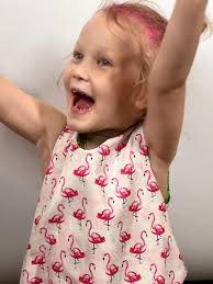 Flamingo Design Reversible Cotton Dress