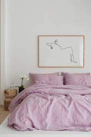Lovely Lilac Linen House Interior Apartment Decor Home Bedroom