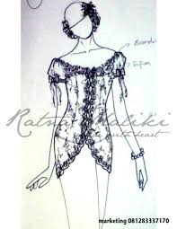 Ada beberapa jenis kebaya yang biasa di kenakan oleh wanita kekinian yaitu kebaya brokat, kutu baru, busui, kartini, tunik, modern, kombinasi. 152 Sketsa Gambar Kebaya Gudangsket