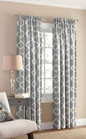 Mainstays Canvas Ironwork Light Filtering Rod Pocket Single Curtain Panel Gray 50 X 84 Walmart Com In 2021 Curtains Living Room Panel Curtains Grey And White Curtains