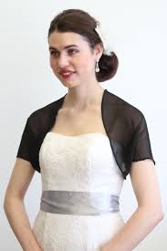 Chiffon Bolero Jacket For Every Occasion Event It Is Perfect Picks At Tiondesign Com Chiffon Jacket Chiffon Bolero Black Bridal