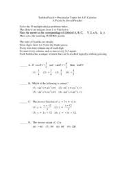Worksheets are math 1a calculus work, math 53 multivariable calculus work, calculus 2 tutor work 1 inverse trigonometric functions, 04, 201 103 re, pre calculus homework name day 2 sequences. Pre Calculus Lesson Plans Worksheets Lesson Planet