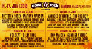 Открыть страницу «nova rock 2018» на facebook. Nova Rock 2018 Last Infos Moremetal Org