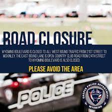 Due To A Crash Wyoming Casper Police Department Facebook
