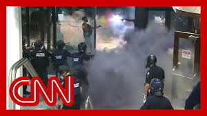 Comparatively, among all significant cable networks, cnn news ranks 14th. Violent George Floyd Protests At Cnn Center Unfold Live On Tv Youtube