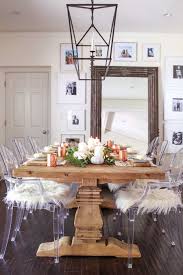 For wooden furniture, it shows the natural color and texture. Modern Farmhouse Fall Dining Room Decor Fall Home Tour