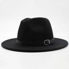 Great Winter Autumn Imitation Woolen Fedoras Top Jazz Hat European American Style Wh8 Black Size59 61cm In 2021 Winter Fashion Hats Fedora Hat Women Fedora Hat