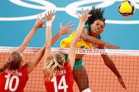 As brasileiras derrotaram as russas por 3 sets. Bvskhe103ckrhm