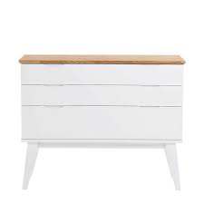 Schubkastenkommode In Weiss Mit Eiche Furniert 100 Cm Breit Jetzt Bestellen Unter Https Moebel Ladendirekt De Wohn Kommode Schlafzimmer Kommode Kommode Eiche