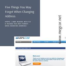 Usps Change Of Address Change Of Address Change Your Address Address Post
