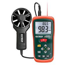 Máy đo tốc độ gió, lưu lượng khí và nhiệt độ hồng ngoại ...