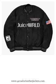 Juice Wrld 999 Life Jacket In 2021 Celebrities Leather Jacket Jackets Genuine Leather Jackets