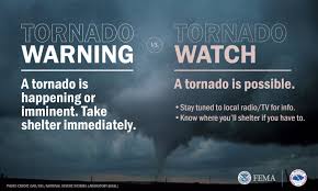 What should i do during a tornado warning/watch? N4yvlfziauyhpm