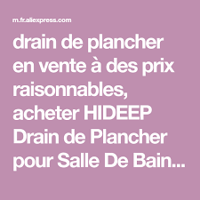 Hideep Drain De Sol Pour Salle De Bain Egouttoir Classique Type De Desodorisation De Salle De Bain Couleur Or En Laiton Ligne Drain De Sol Pour La Famille Salle De Bain