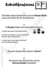 Deutsch Schreibkonferenzen Der Ablauf In 4 Schritten Schreibkonferenz Schreiben Deutsch Unterricht