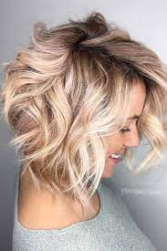 55 Beloved Short Curly Hairstyles For Women Of Any Age Lovehairstyles Messy Bob Hairstyles Champagne Hair Hair Styles