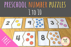 As such, the emphasis will focus on how numbers work, in terms and methods easy for. Preschool Number Puzzles For Numbers 1 To 10 Freebie Math Kids And Chaos