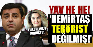 Paylaşımında selahattin ile dün görüştük. Avrupa Kanali Euronews Terorist Selahattin Demirtas In Esiyle Roportaj Yapti