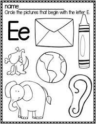 Letter E Packet Alphabet Worksheets Preschool Preschool Letters Phonics Kindergarten