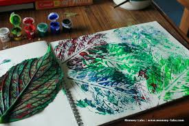 Art Printing Stamping Ideas With Leaves For Kids A leafy tree, for instance, gives you the opportunity to experiment with texture, while imagining these subjects in monochrome is a great exercise in understanding tonality, light, and shadow. mommy labs