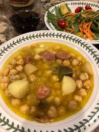 Spanish Bean Soup Garbanzo Bean Soup Bean Soup Recipes Spanish Bean Soup Recipe Bean Soup