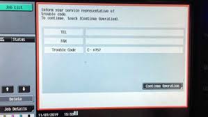 Solutions, apps and technology at your fingertips. Trouble Code C 6752 Reset On Konica Minolta C220 C280 C360 Corona Technical