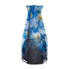 Oil on canvas, 46.5 cm x 38.4 cm. Modgy Myvaz Collapsible Expandable Flower Vase Vincent Van Gogh Starry Night Walmart Com Walmart Com