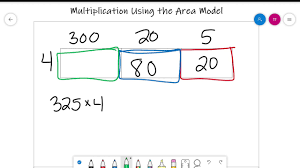 More lessons for grade 4 math worksheets. Multiplication Using The Area Model 3 Digit By 1 Digit Youtube