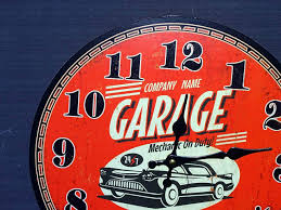 Place two car tire one over another and wrap a burlap rope around it. Shabby Chic Hadaaya Gifts Home Decor Car Lovers Garage Themed Wall Clock Perfect Decor Item A Man Cave A Garage Wall Clocks Home Decor