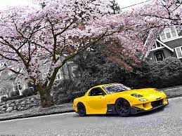 cherry blossom fd3s mazda rx7 mazda rx7