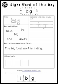 Free Pre K Dolch Sight Words Worksheets Set 1 Sight Words Kindergarten Sight Word Worksheets Pre Primer Sight Word Activities