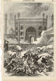 Indian Mutiny. Antique print of the Capture of Delhi 1857 – Maps and Antique Prints