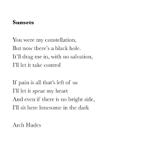Archhades Poetry Sunsets From High Tide Poetry Postcards Grief Quotes Quote Aesthetic Hades