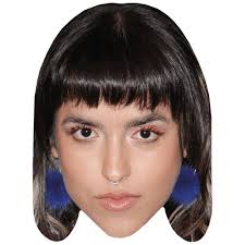 Carolina Juarbe (Fringe) Big Head. Larger than life mask.