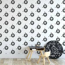 Behang Kinderkamer Leeuw Zwart Wit Behang Kinderkamer Lieffeling