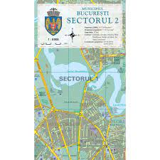 Harta De Perete Bucuresti Sector 2 140x100 Cm Emag Ro