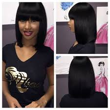 Black Bob Wig With Bangs Human Hair Silk Straight 7a Brazilian Full Lace Bob Wigs With Bangs Short Lace Front Human Hair Wigs Top Quality For Afri Front Hair Styles Wig Hairstyles Wigs With Bangs