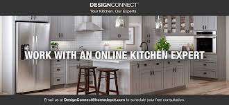 Your kitchen designer will also help you understand the product and installation options that are available with home depot. The Home Depot Designconnect