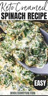Easy Low Carb Keto Creamed Spinach Recipe With Cream Cheese In 2020 Keto Creamed Spinach Creamed Spinach Recipe Creamed Spinach