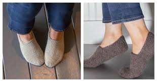 Magic rectangle slippers free crochet pattern. Chunky Slipper Socks Free Knitting Pattern