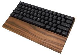 60 Wooden Case Black Walnut With Wrist Rest Royal Glam Wooden Case Keyboard Keyboard Case