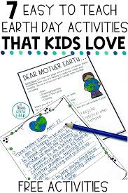 Earth Day Activities Ideas And Free Writing Lesson For Kids Writing Lessons Earth Day Activities Free Writing Prompts