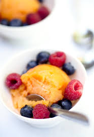 Papaya Lime Sorbet Recipe Lime Sorbet Food Recipes Making Homemade Ice Cream