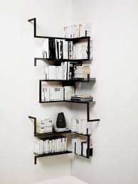 A nice corner cabinet bookcase that sports a design suitable for every big living room, providing you with more than enough space to keep all of your books organized. 30 Clever Ideas Small Corner Shelves For Living Room Design Corner Shelf Design Creative Bookshelves Bookshelf Design