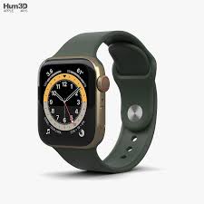 3d Model Of Apple Watch Series 6 40mm Stainless Steel Gold En 2020