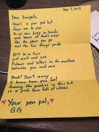 I am 9 years old. Invitation Letter Pen Pal Kit Penpal Lettering