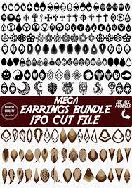 Download Clip Art Teardrop Cut File Teardrop Earrings Svg Earring Template Leather Earring Teardrop Svg Laser Cut Template 50 X Earring Svg Bundle Art Collectibles