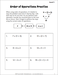 Worksheets > math > grade 5 > order of operations. Order Of Operations No Fail Strategies That Really Work