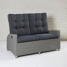 Zweisitzer Gartensofa Mit Verstellbarer Ruckenlehne Couch Mobel 2er Sofa Gunstige Sofas