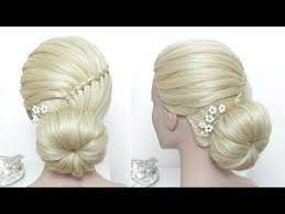 Updo For Wedding Easy Prom Hairstyles Youtube Easy Hairstyles For Long Hair Simple Prom Hair Bun Hairstyles For Long Hair